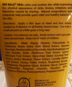 Bee Bald HEAL Post-Shave Healing Balm Immediately Calms & Soothes Damaged Skin, Treats Bumps, Redness, Razor Burn & Other Shaving Related Irritations, 2 Fl Oz 1 34 71t4yKP1OlL 2