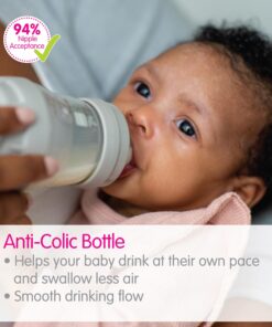 MAM Easy Start Anti Colic 5 oz Baby Bottle, Easy Switch Between Breast and Bottle, Reduces Air Bubbles, 2 Pack, Newborn, Girl 2 Count (Pack of 1) 18 71t63CsOS4L