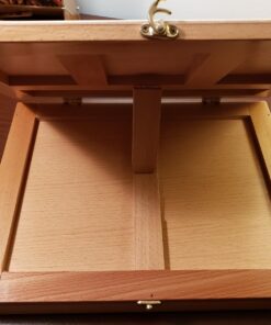 Falling in Art Tabletop Easel Set - 24 Pieces Starter Kit - Artist Acrylic Painting Kit with 12 Acrylic Paints Set, Canvas Panels, Brushes, Wooden Palette for Kids, Adults, Beginners, Professionals 24 PCS Drawer Easel Painting Set 51 71t64W3B1XL