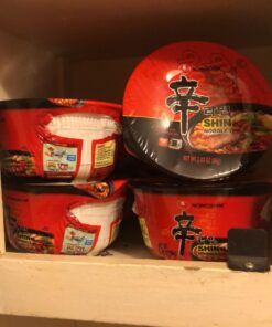 Nongshim Gourmet Spicy Shin Noodle Soup Bowl, 12 Pack, Microwaveable Ramyun Soup Noodles, No MSG Added 26 71t6Uxxu4L