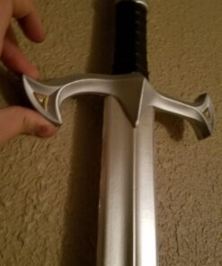 WarFoam Medieval Foam Sword with Metallic Chrome Finish on Blade Cosplay Costume 13 71t6X8VbWL