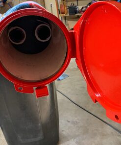 Buyers Products CC600 PVC Conduit Carrier Kit, 6 Inch Diameter, Mounting Hardware Included, Spring-Loaded Latch, Weather-Resistant Door Gasket 6" Diameter 42 71t7 tPYCL