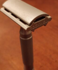 ROCKWELL RAZORS 6S Stainless Steel Double-Edge Safety Razor with 6 Adjustable Shave Settings and 5 Blades, 8 Piece Set, Silver 47 71t77UsBv7L