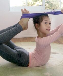 The PlumBand Stretch Band for Dance and Ballet – Colors and Sizes for Kids & Adults – Improve Your Splits, Strength, and Flexibility with Stretching – Printed Instruction Booklet and Travel Bag Plum Purple Regular 51 71t8WRTNA8L