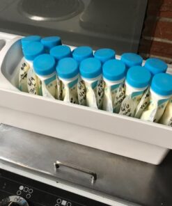 The First Years Breastflow Breast Milk Freezer Storage Organizer — Freezer and Refrigerator Shelf Organizer for Breast Milk Storage Bags — Holds 10 Breast Milk Bags — Breastfeeding Essentials 43 71t8w5mU WL