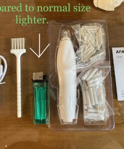 AFMAT Electric Eraser for Artists, 140 Eraser Refills, Rechargeable Electric Eraser for Drawing, Artist Eraser Rechargeable for Drafting, Painting, Sketching, Architectural Plans, Detailer Tool-White White 1 Count (Pack of 1) 51 71tBKKau4PL
