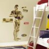 RoomMates RMK1591GM Star Wars Classic C-3PO Peel and Stick Giant Wall Decal 39 71tC3XYqHHL