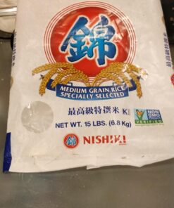 Nishiki Premium Rice, Medium Grain,15 Pound (Pack of 1) 15 Pound (Pack of 1) 42 71tCmwIHTCL