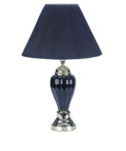 ORE International 6117BK 27-Inch 60-Watt Ceramic Table Lamp, Black