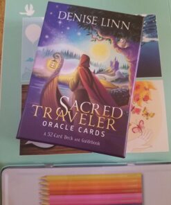 Alternative view of Sacred Traveler Oracle Cards: A 52-Card Deck and Guidebook