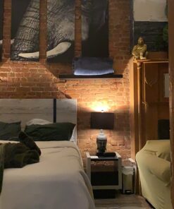 SAFAVIEH Lighting Collection Buddha Head Black Shade 25-inch Bedroom Living Room Home Office Desk Nightstand Table Lamp Set of 2 (LED Bulbs Included) 20 71tDOm3HF7L