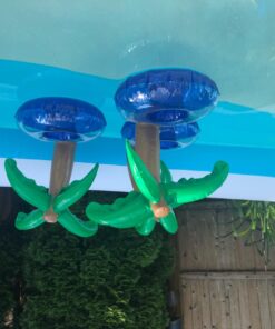 GoFloats Inflatable Pool and Hot Tub Drink Holders (3 Pack) (Choose - Unicorn, Flamingo, Palm Tree and More) 29 71tDSu9KKrL