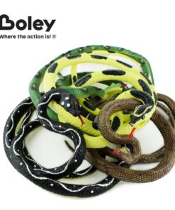 Alternative view of Boley Jumbo Snakes - 4 Pack 52" Long Realistic Rubber Fake Snake Toy Set - Variety Rubber Snake Pack Includes Python, Rattlesnake, Garden Snake, Cobra - Prank Toys and Party Favors for Kids