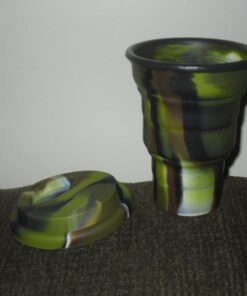 LevelOne Collapsible Travel Silicone Camping Cup 16oz BPA Free Camo 18 71tEcKx6SlL