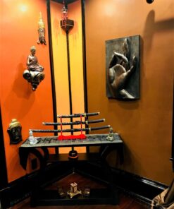 BladesUSA Jl-021Bl4 Katana Samurai Sword Set, 3-Piece with Scabbard and Display Stand, 40-Inch Overall Katana 33 71tEoyN7ShL