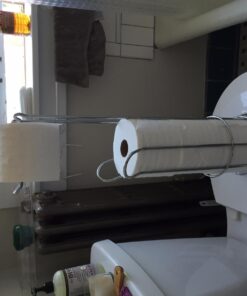 iDesign Classico Metal Toilet Tissue Roll Reserve Organizer for Bathroom, Compact Organizer, Holds 4 Rolls of Toilet Paper, Chrome Set of 1 31 71tFNpU4E9L