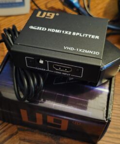 ViewHD 2 Port 1x2 Powered HDMI 1 in 2 Out Mini Splitter for 1080P & 3D | Model: VHD-1X2MN3D 39 71tFRzBsH7L 1