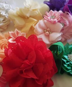 QandSweet Baby Girl Headbands with Polygonal Flower Inlay Rhinestone for Photography (Styles of 9) Styles of 9 35 71tFm77X5iL