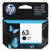 HP 63 Black Ink Cartridge | Works with HP DeskJet 1112, 2130, 3630 Series; HP ENVY 4510, 4520 Series; HP OfficeJet 3830, 4650, 5200 Series | Eligible for Instant Ink | F6U62AN 18 71tGbfCdRYL