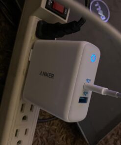 Anker 60W PIQ 3.0 & GaN Tech Dual Port Charger, PowerPort Atom III (2 Ports) Travel Charger with a 45W USB C Port, for Laptops, MacBook, iPad Pro, iPhone, Galaxy, Pixel and More White 53 71tGhbBeZCL 2