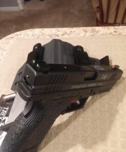 TRUGLO Fiber-Optic Handgun Night Sight | Compact Durable Snag-Resistant High-Visibility Red Front & Green Rear Sight for Handguns Springfield XD Set 21 71tGmAaUmL