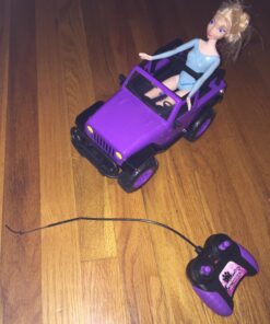 Jada Toys GIRLMAZING Jeep R/C Vehicle (1:16 Scale), Purple 64 71tGmzJfeVL