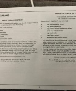 Cuisinart ICE-100 1.5-Quart Ice Cream and Gelato Maker, Fully Automatic with a Commercial Quality Compressor and 2-Paddles, 10-Minute Keep Cool Feature, Black and Stainless Steel 36 71tIgQ34pL