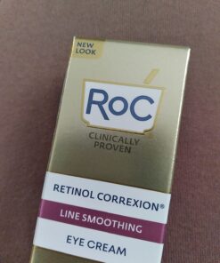 RoC Retinol Correxion Under Eye Cream for Dark Circles & Puffiness, Daily Wrinkle Cream, Anti Aging Line Smoothing Skin Care Treatment 0.5 oz (Packaging May Vary) 0.5 Fl Oz (Pack of 1) 43 71tJ5sySZkL