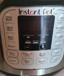 Instant Pot Duo 7-in-1 Electric Pressure Cooker, Slow Cooker, Rice Cooker, Steamer, Sauté, Yogurt Maker, Warmer & Sterilizer, Includes App With Over 800 Recipes, Stainless Steel, 6 Quart 6QT 68 71tJP5yewEL 1