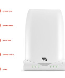 Aura Day Light Lamp, 10,000 Lux of Full Spectrum Bright Light with Adjustable Lux Dial and Timer- 100% UV Free{2 Year Warranty Includes Bulb and Lamp} 31 71tJafdjyKL