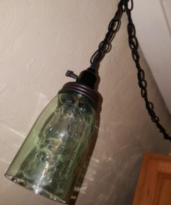 Quart Open Bottom Mason Jar Pendant Lamp - Rustic Brown 29 71tJvb3bt6L