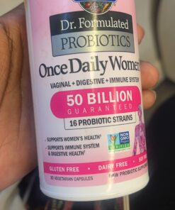 Garden of Life, Dr. Formulated Women's Probiotics Once Daily, 16 Strains, 50 Billion, 30 Capsules 32 71tJzoEyBWL