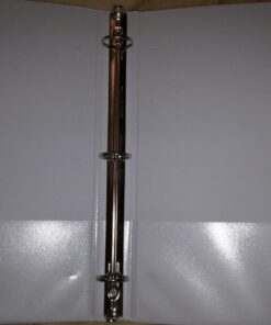 Cardinal Economy 3-Ring Binders, 1", Round Rings, Holds 225 Sheets, ClearVue Presentation View, Non-Stick, White, Carton of 12 (90621) 1 Inch 23 71tLaHlOJNL