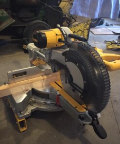 DEWALT Miter Saw, 12 Inch, 15 Amp, 3,800 RPM, Double Bevel Capacity, With Sliding Compound, Corded (DWS780) 51 71tMFevs5KL