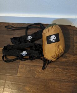 Legit Camping Hammock - Hammocks - 2 Person Hammock - Tree Hammock - Double Hammock - Portable Hammock - Outdoor Hammock - Hammock - Travel Hammock - Hammocks for Outside - Heavy Duty Hammock Army Green/Khaki 24 71tMkvVGqWL