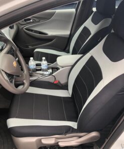 FH Group Car Seat Covers Front Set Cloth - Seat Covers for Low Back Car Seats with Removable Headrest, Universal Fit, Automotive Seat Cover, Airbag Compatible Car Seat Cover for SUV, Sedan, Van Gray 45 71tMvDeiWvL