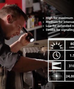 Streamlight 75458 Stinger DS LED HL 800-Lumen Rechargeable Dual Switch Flashlight with 120-Volt AC/12-Volt DC Smart Charge Piggyback Charger (NiMH), Black 120V AC/12V DC – 1 Piggyback Charger (NiMH) 36 71tN0HurrvL