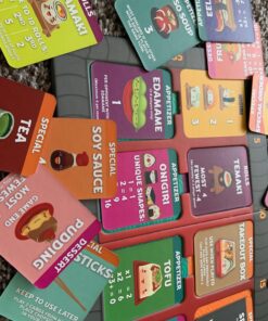 Sushi Go Party! - The Deluxe Pick & Pass Card Game by Gamewright, Multicolored Go Party! 57 71tN3fPA6kL 3