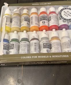 Vallejo Basic USA Acrylic Colors Paint Set, 17ml, Assorted Colors, 0.57 Fl Oz (Pack of 16) 43 71tN5u0zGhL