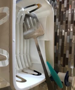 Camco 43511 Mini Dish Drainer, White, EA Dish Rack and Tray 48 71tNfd7VslL