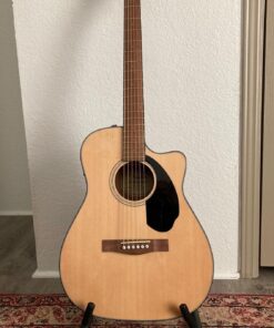 Amazon Basics Adjustable Guitar Folding A-Frame Stand for Acoustic and Electric Guitars with Non-Slip Rubber and Soft Foam Arms, Fully Assembled 48 71tNjaSukJL