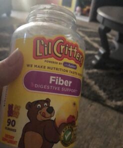 L’il Critters Fiber Daily Gummy Supplement for Kids, for Digestive Support, Berry and Lemon Flavors, 90 Gummies 90 Count (Pack of 1) 25 71tNuhAg8EL