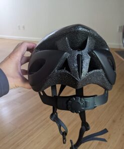 Schwinn Thrasher Adult Bike Helmet, Lightweight Microshell, Men and Women, Dial Fit Adjustment, LED and Non-Lighted Options, Suggested Fit 58-62 Cm Black 50 71tNyJvft3L