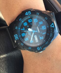 Casio Unisex MRW200H-2BV Neo-Display Black Watch with Resin Band 46 71tOGkQOIlL