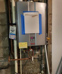 Rinnai RU199iN Condensing Tankless Hot Water Heater, 11 GPM, Natural Gas, Indoor Installation 24 71tP3mTZyAL