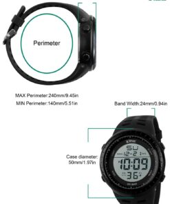 Digital Watch Men Sports LED Screen Large Face Military Watches for Men Waterproof Casual Luminous Stopwatch Alarm Simple Watch 1167 23 71tPHkUTIhL