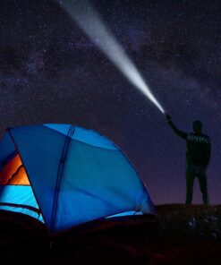 BlueFire 1200 Lumen Super Bright XM-L2 LED Handheld Flashlight with Adjustable Focus and 5 Light Modes, Outdoor LED Torch, Tactical Flashlight for Camping & Hiking 33 71tPVgaE7NL