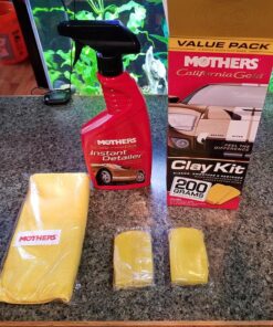 Mothers California Gold Clay Bar System for Car Detailing, Kit Includes Detailer, 3 Clay Bars, and Microfiber Towel (07240) Original Kit (3 bars) 30 71tPwI1gtSL