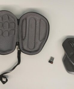 co2CREA Hard Travel Case Replacment for Logitech MX Master 2S / MX Master 3 Wireless Mouse (Black Case + Inside Grey) Black Case+Inside Grey Case for Master 2S/3 40 71tREklUnL