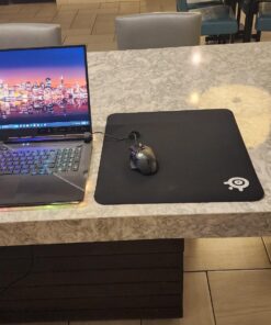 SteelSeries QcK Gaming Mouse Pad - Large Cloth - Optimized For Gaming Sensors Classic Black 32 71tSrZ5BdpL